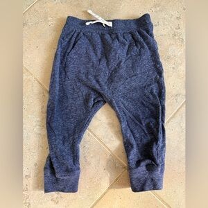Primary Heathered Navy Easy Pant 12-18m